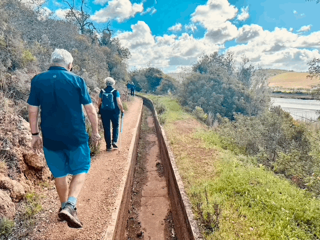 Great views, but a dry levada.