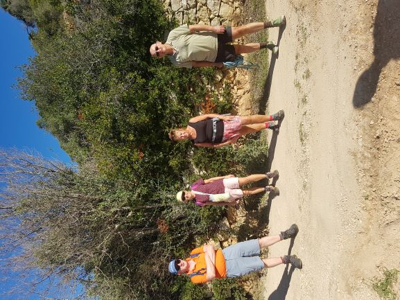 A very enjoyable walk in the Algarve sunshine.  We had a very fast pace today.  A few of us enjoyed refreshments al fresco at the cafe in the village after the walk.