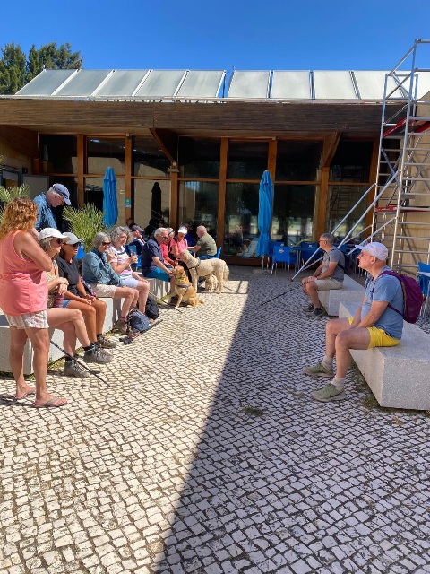 We stopped for coffee at Alvor before the return route.