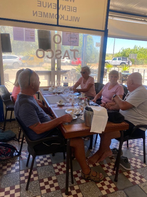 And 6 went for a very nice lunch at O Tasco after.